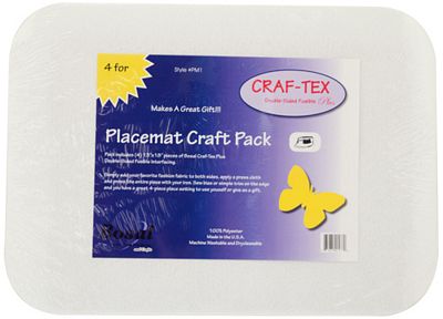 Bosal Placemat Craft Pack, 13" x 18" - 4 Pack