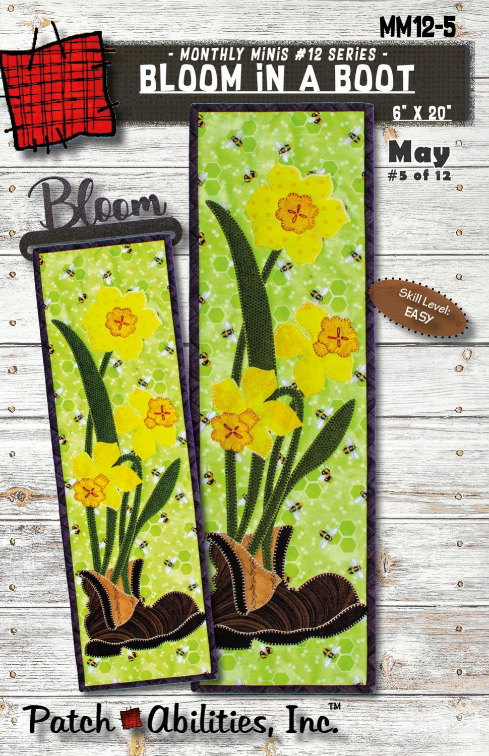 Bloom in a Boot Wall Hanging