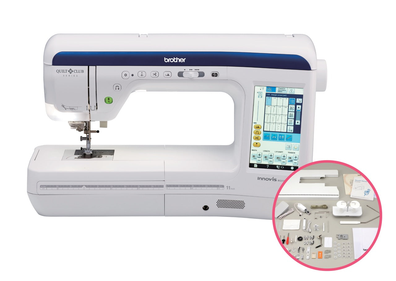 Brother BQ3100 Sewing and Quilting Machine with Quilter's Bundle