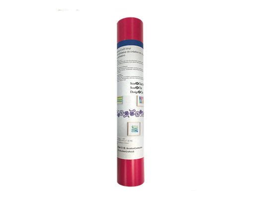 3 ft Roll Hot Pink Iron-On Vinyl