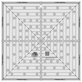 Creative Grids Quilt Ruler 12-1/2" Square It Up or Fussy Cut Square