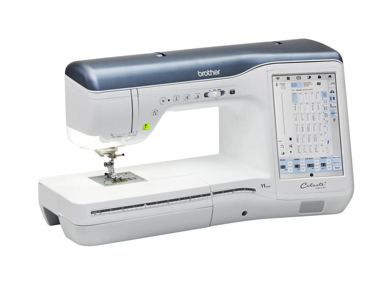 Brother Celeste CX1 sewing machine angle view