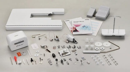 Brother Celeste CX1 included accessories and presser feet
