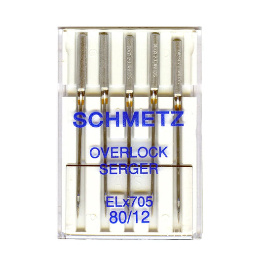 Schmetz ELx705 Chrome Finish Serger Needles - Packs of 5