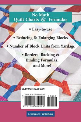 No Math Quilt Charts and Formulas