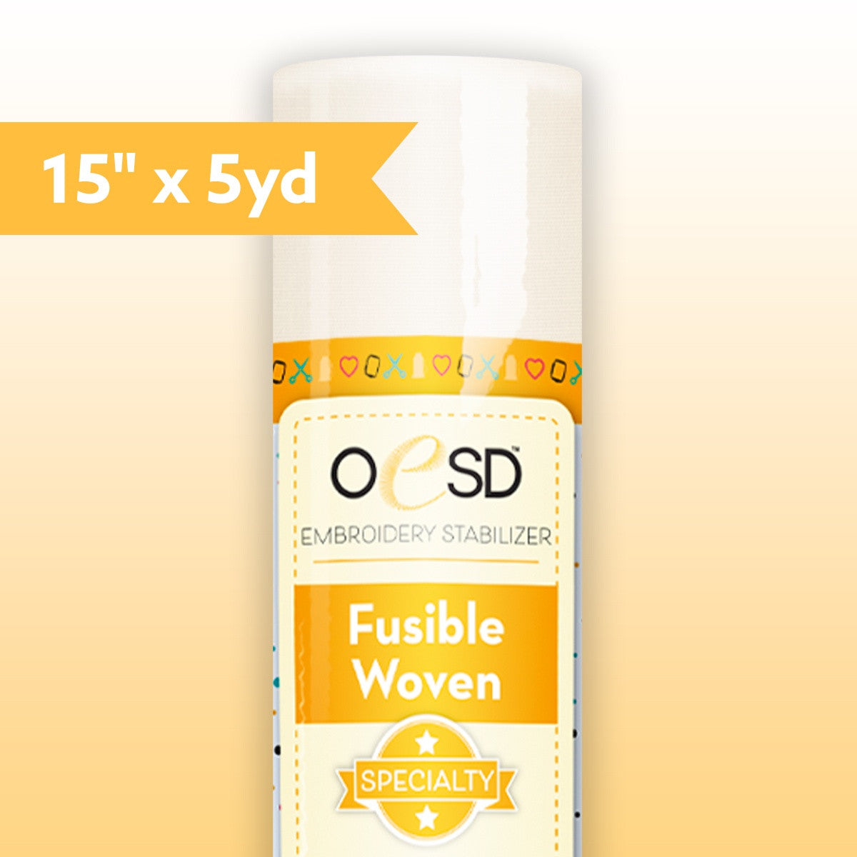 OESD Fusible Woven Stabilizer, 15" x 5yds