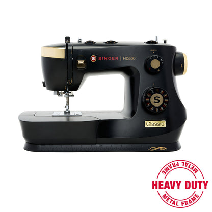 Singer HD500 Classic Black Heavy Duty Sewing Machine