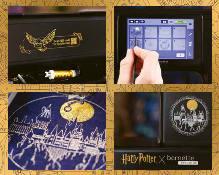 Harry Potter Bernette B79 embroidery editing screen