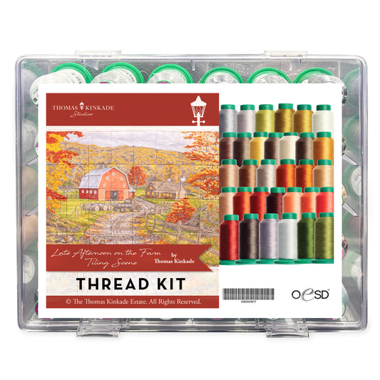 OESD Late Afternoon on the Farm thread kit with 32 Isacord spools