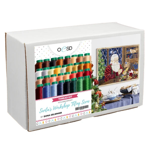 OESD Santa's Workshop 10th Anniversary Thread Kit (Pre-Order)