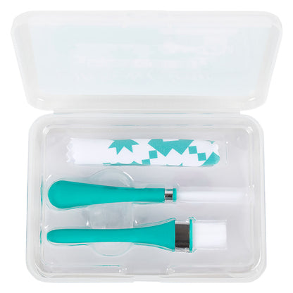 Oh Sew Clean Brush and Cloth Set - Teal