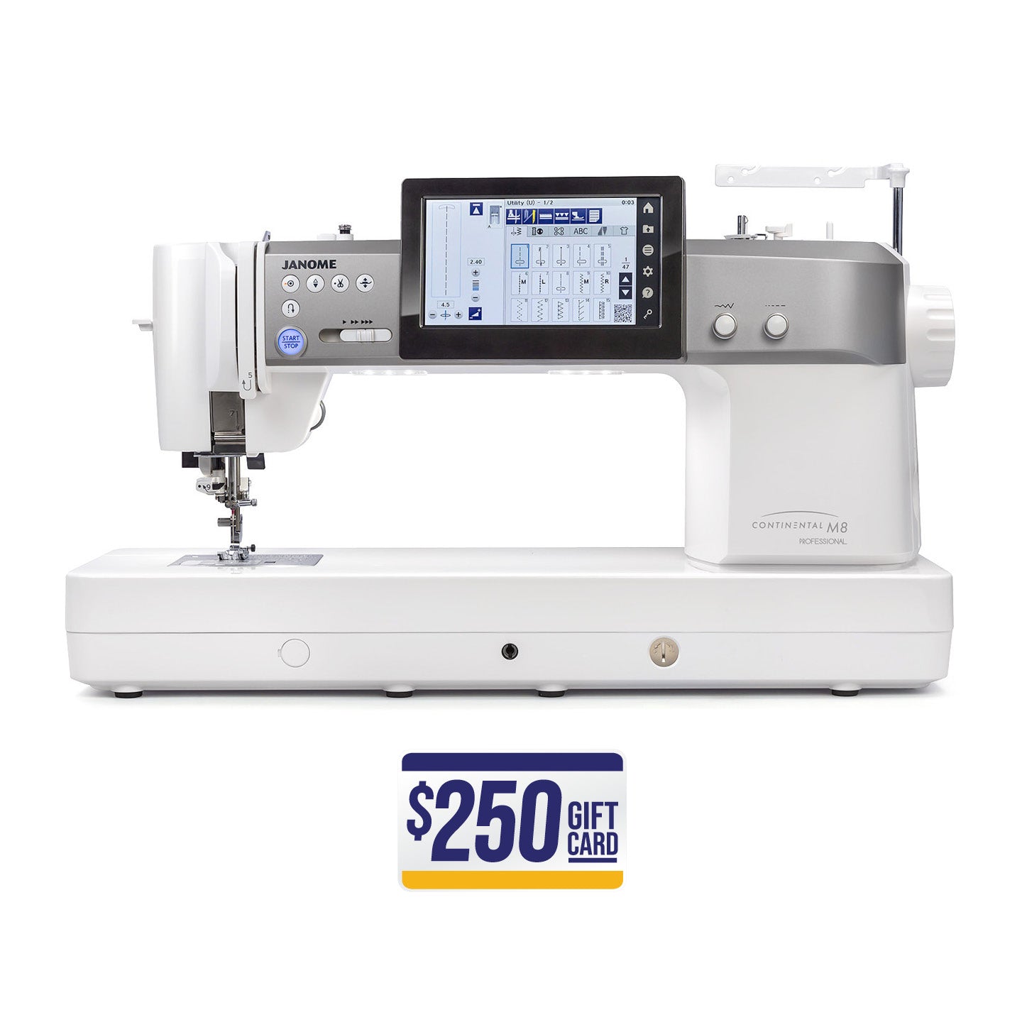 Janome Continental M8 Professional Quilting & Sewing Machine