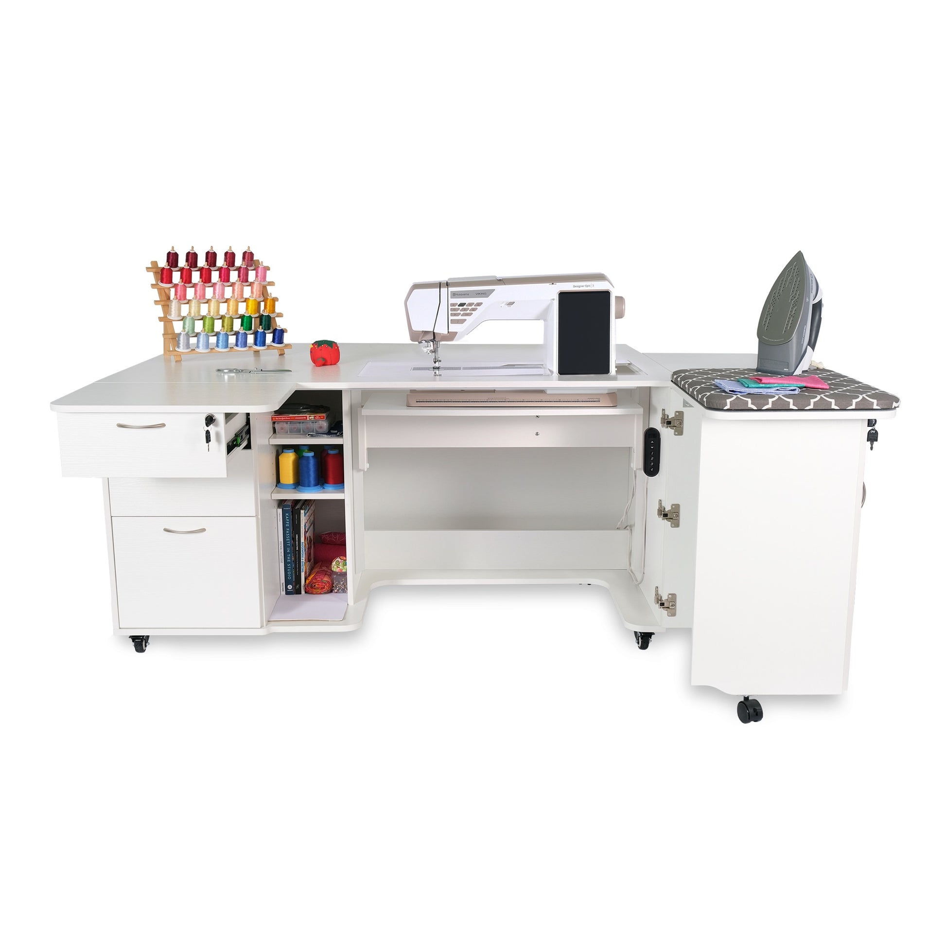 Kangaroo Sydney Sewing Cabinet with Electric Lift