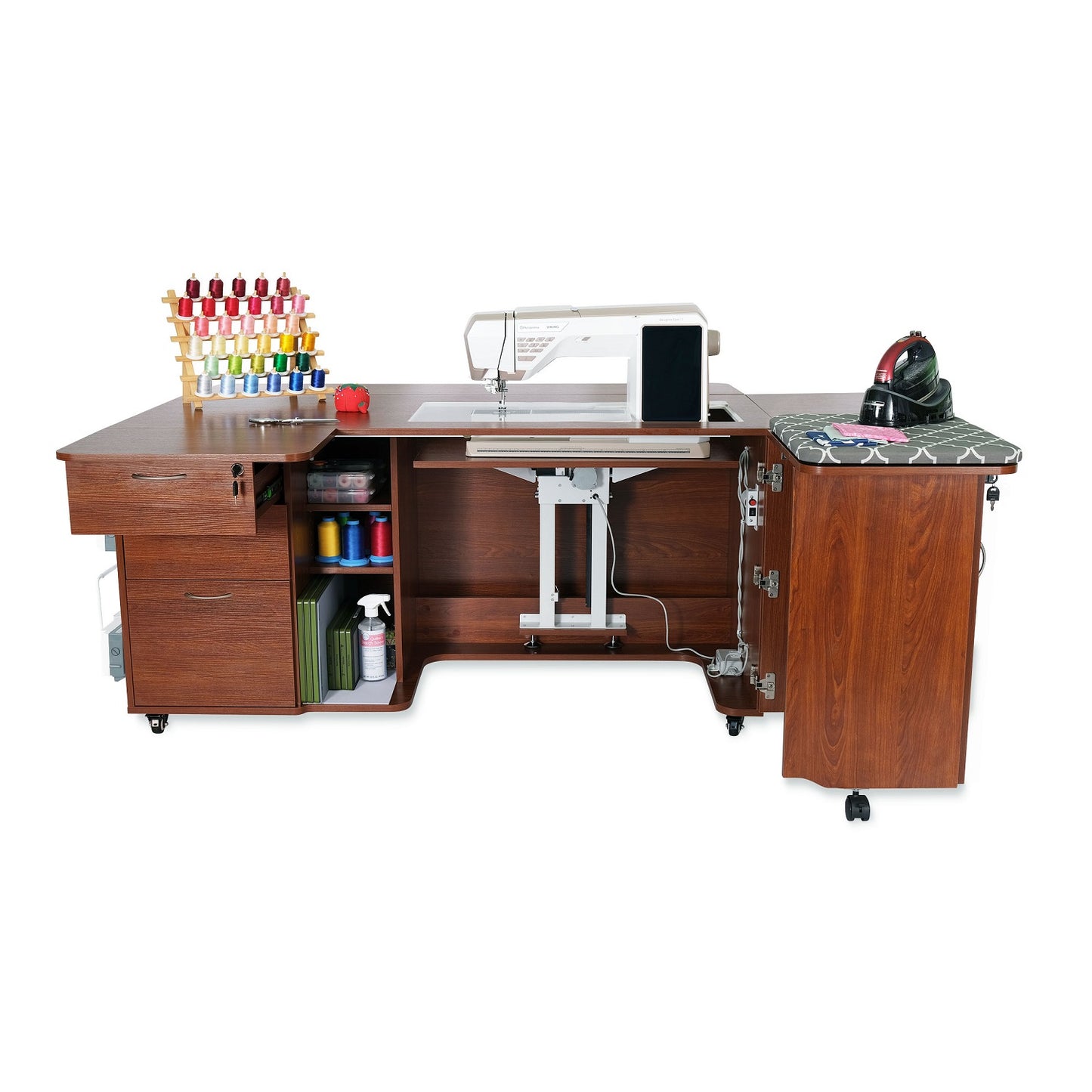Kangaroo Sydney Sewing Cabinet with Electric Lift