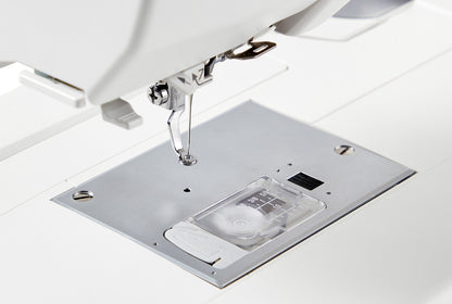 Janome Memory Craft 100E needle plate and bobbin cover