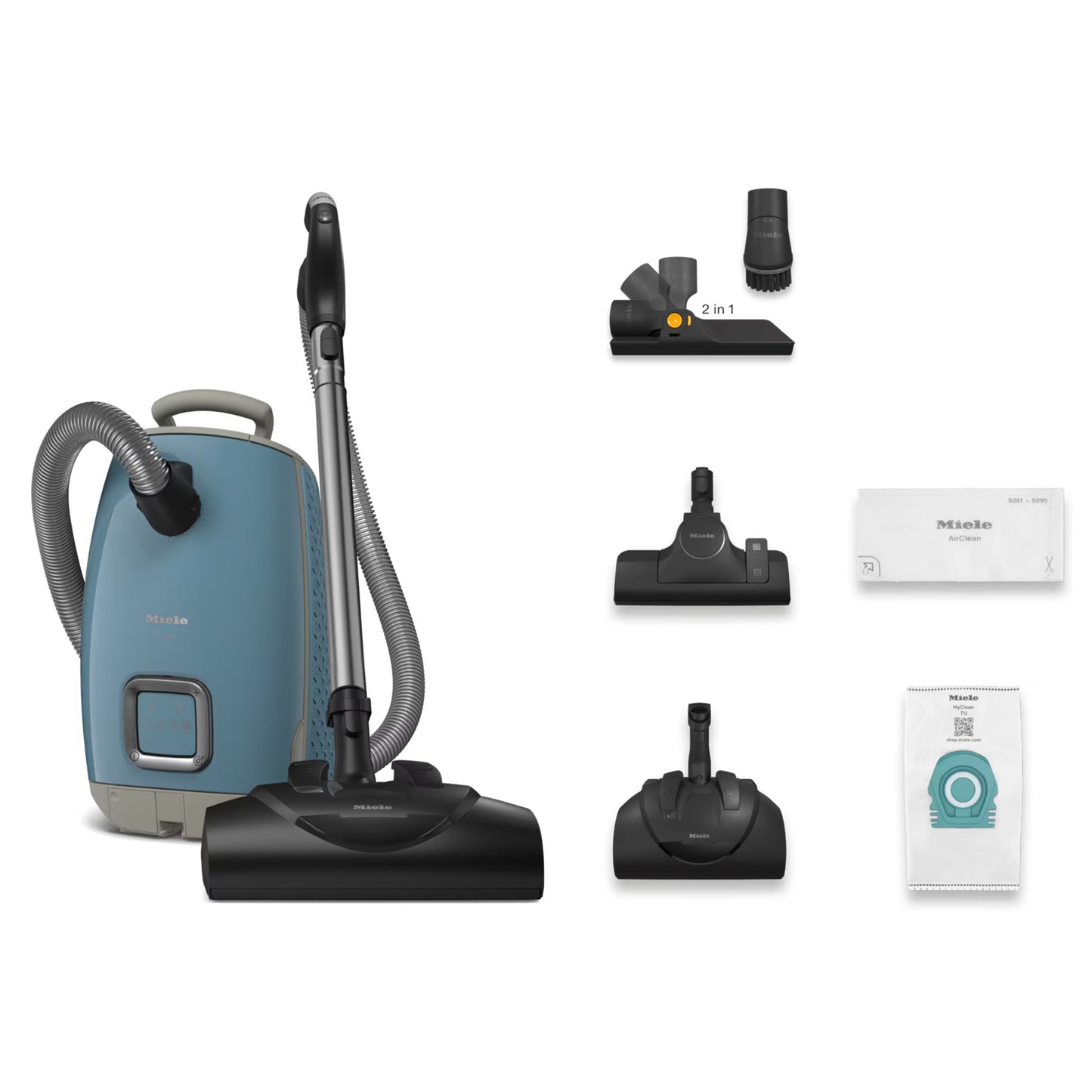 Miele L1 Guard Canister Vacuum in Nordic Blue