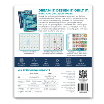 My Quilting Studio PRO Software