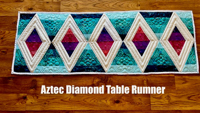 Aztec Diamond Table Runner Class