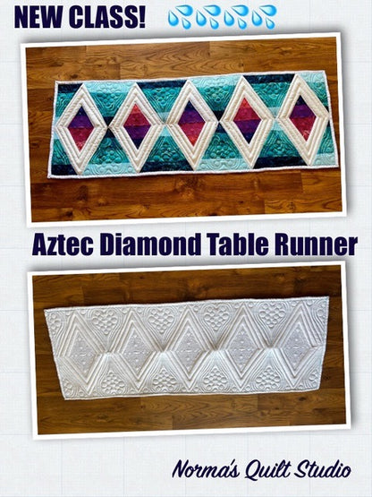 Aztec Diamond Table Runner Class