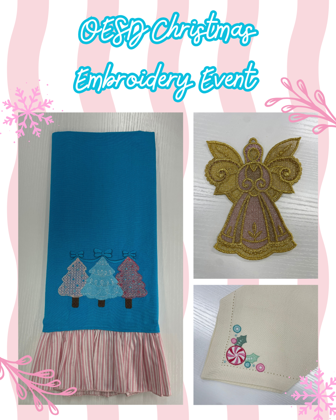 OESD Christmas Embroidery Event