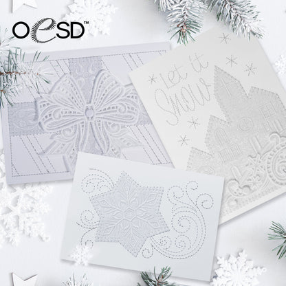 OESD Shimmering Holiday Cards Design Collection