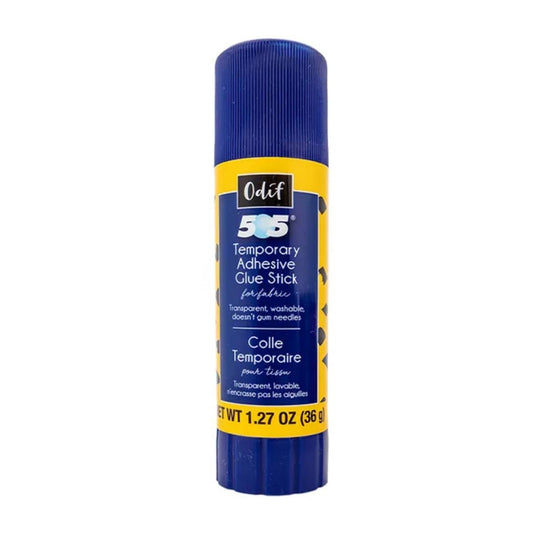 Odif 505 Temporary Fabric Adhesive Glue Stick, 1.27oz