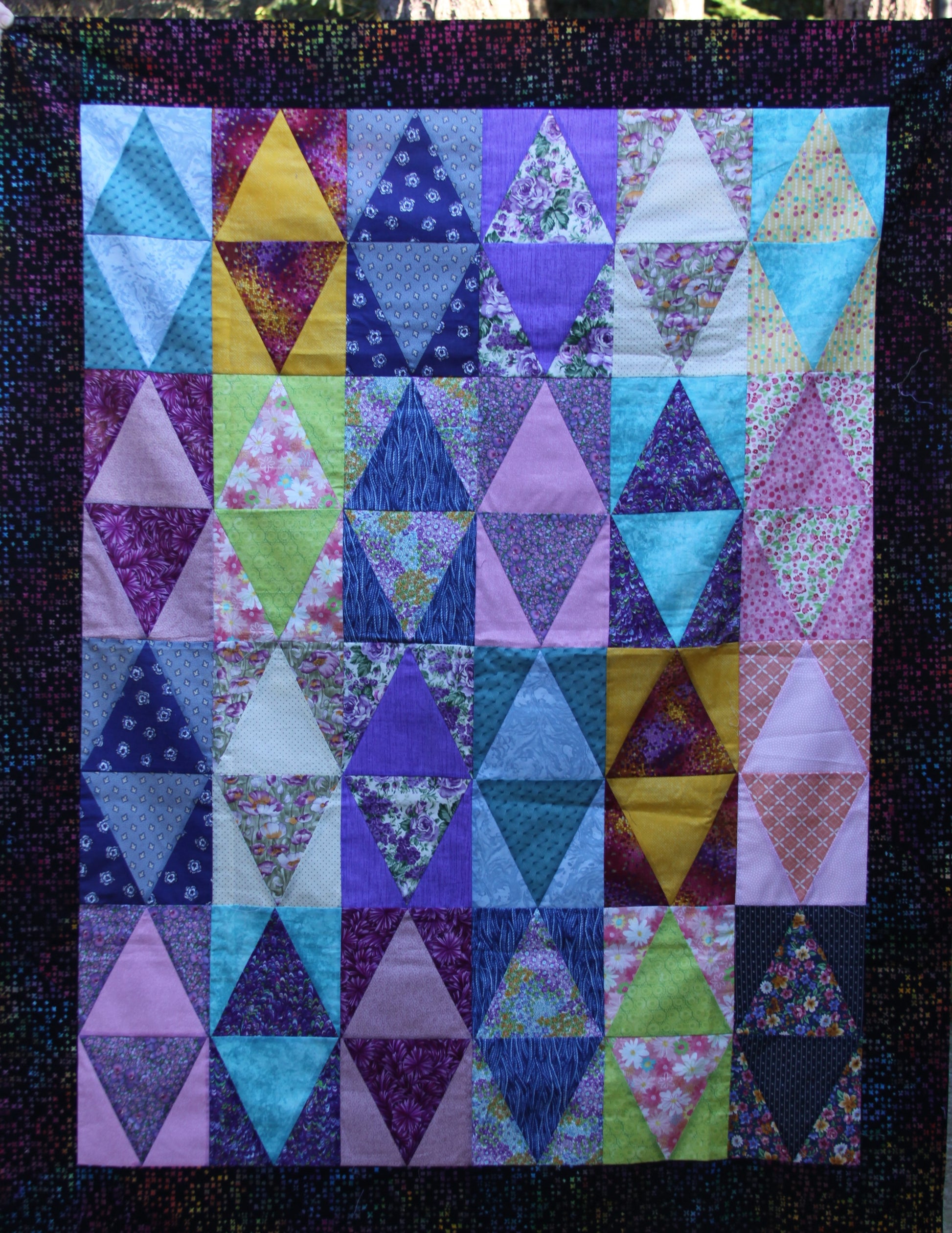 Triangle Table Runner or Set of Placemats Class
