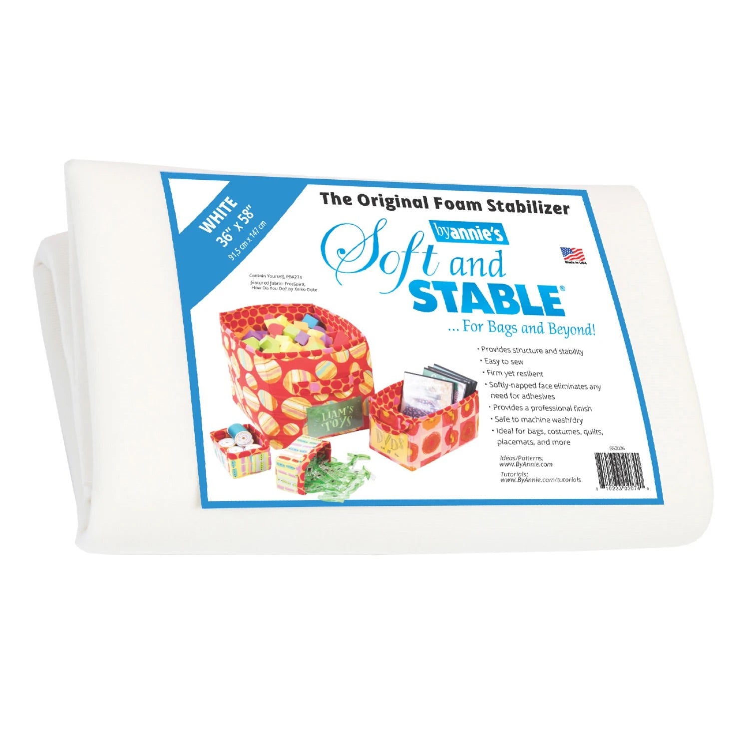 ByAnnie's Soft and Stable, 36in x 58in, white