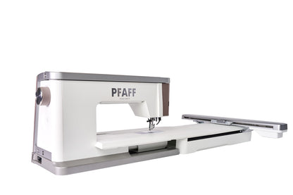 Pfaff Creative Icon 3 extended embroidery unit, back view