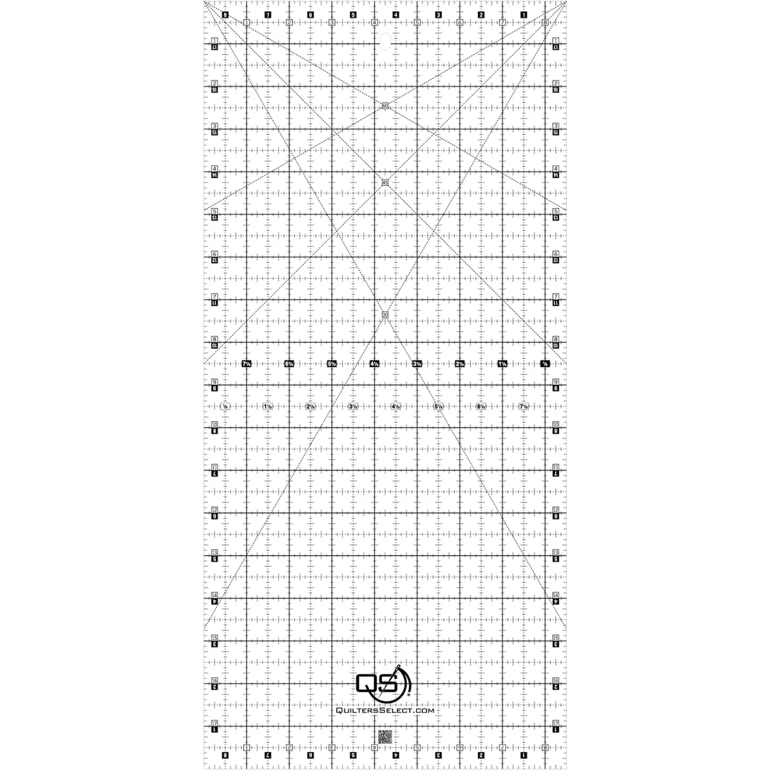 Quilters Select Crystal Quilting Ruler