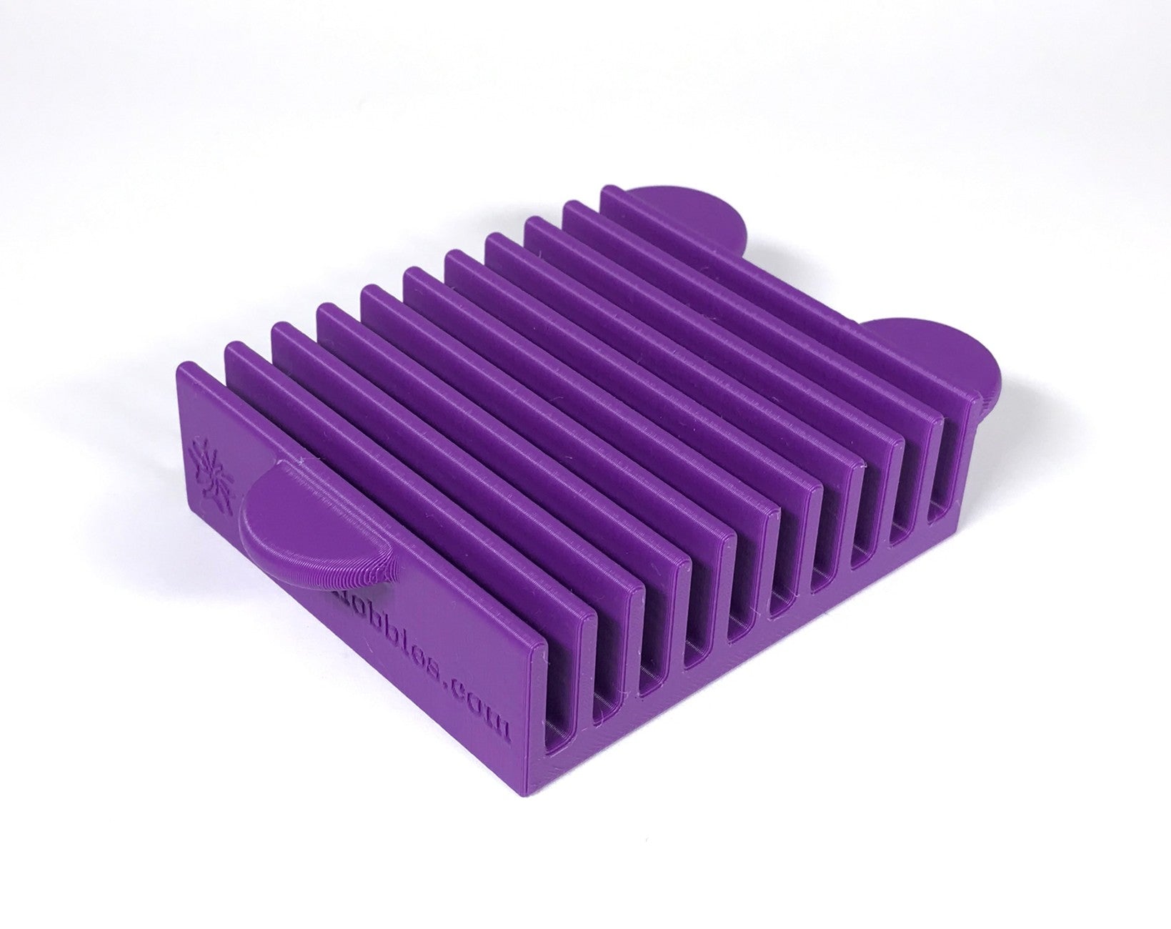 Purple Hobbies Ruler Stand, 10 Slot - Purple or Blue