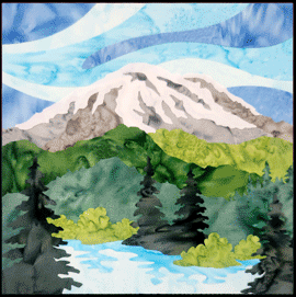 Mount Rainier - Laser Cut Applique Kit