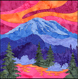 Mount Rainier - Laser Cut Applique Kit