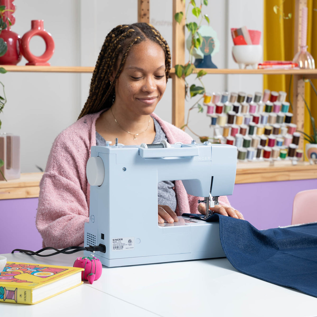 Singer Heavy Duty 4423 Meltwater Blue Sewing Machine
