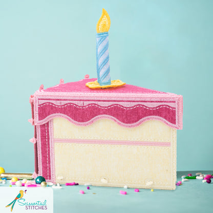 Scissortail Stitches Freestanding Celebrations Cake Box