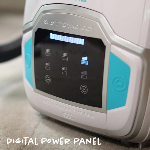 Adjustable power panel for great cleaning power