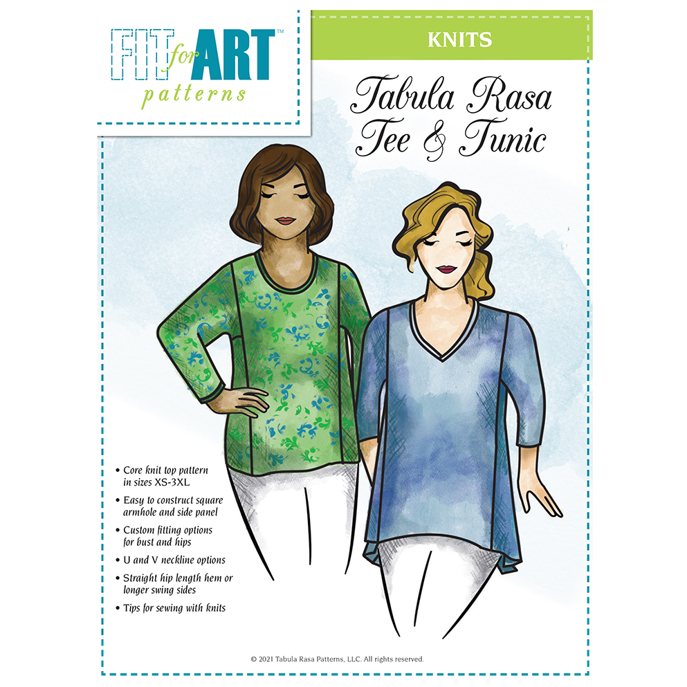 Tabula Rasa Knit Tee & Tunic Pattern