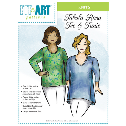 Tabula Rasa Knit Tee & Tunic Pattern