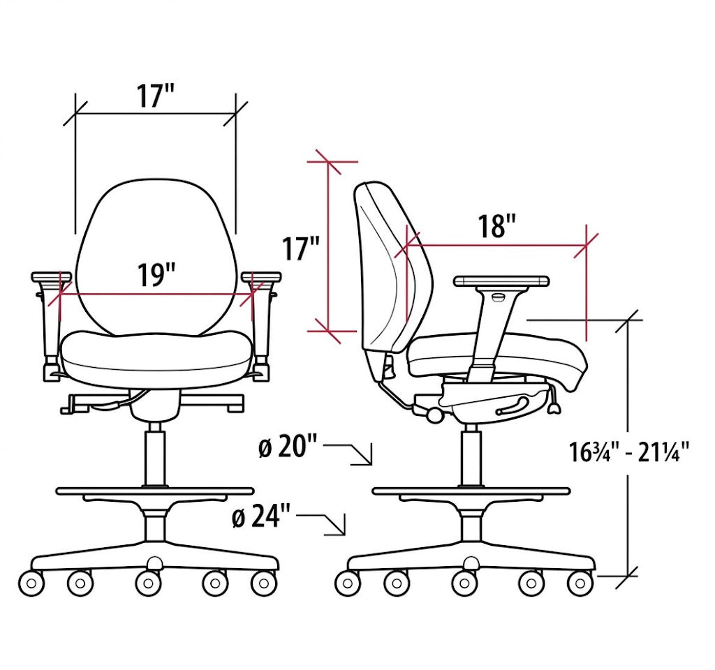 Horn Sew Cozy Drafting Chair