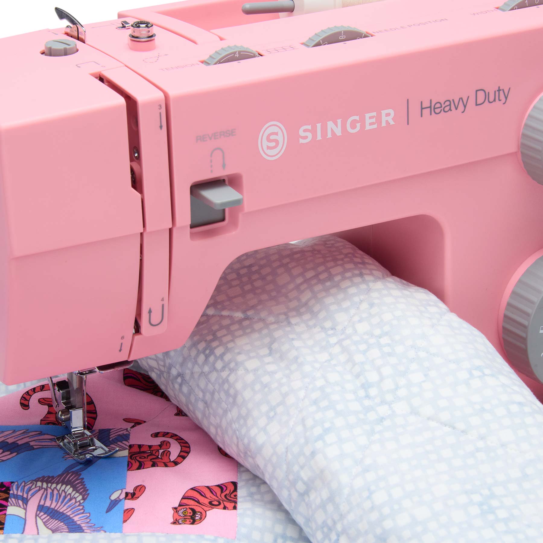 Singer Heavy Duty 4411 Pink Sewing Machine
