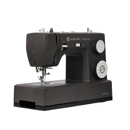 Singer Heavy Duty 4552 Charcoal three-quarter view