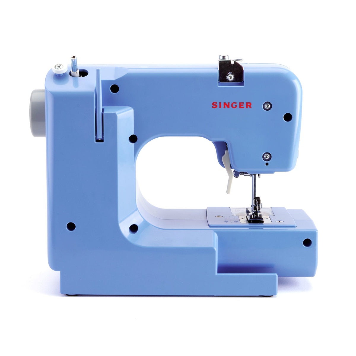 Back of the Singer M1000 Blue mending machine