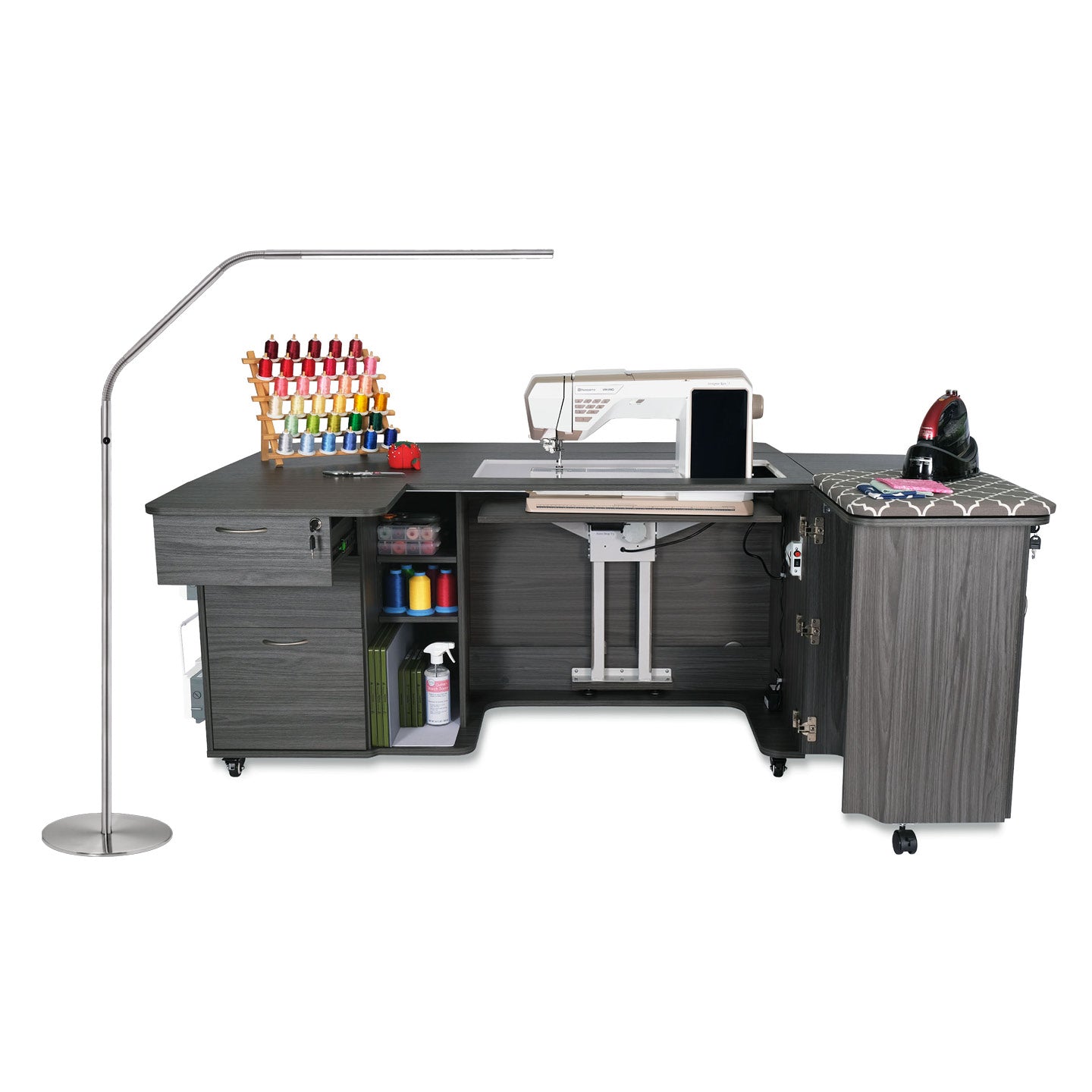 Kangaroo Sydney Sewing Cabinet with Electric Lift