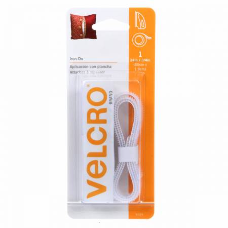 VELCRO Fastener Fabric Fusion White 3/4" x 24"