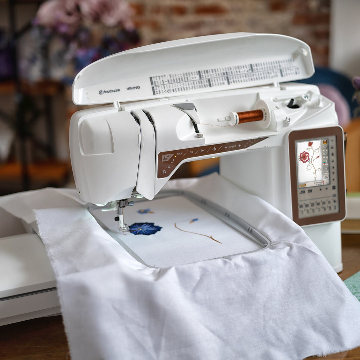 Husqvarna Viking Designer Topaz 40 sewing, quilting and embroidery machine