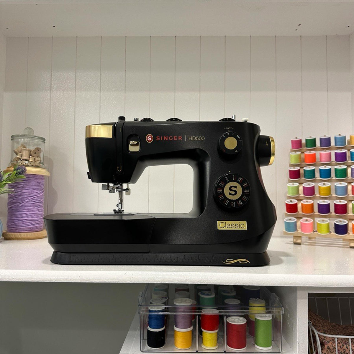 Singer HD500 Classic Black Heavy Duty Sewing Machine