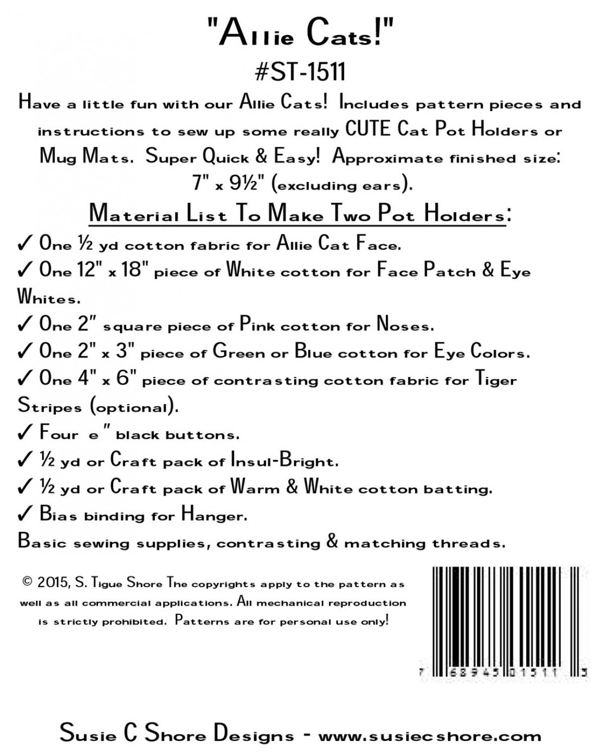 Allie Cats - Quality Sewing & Vacuum