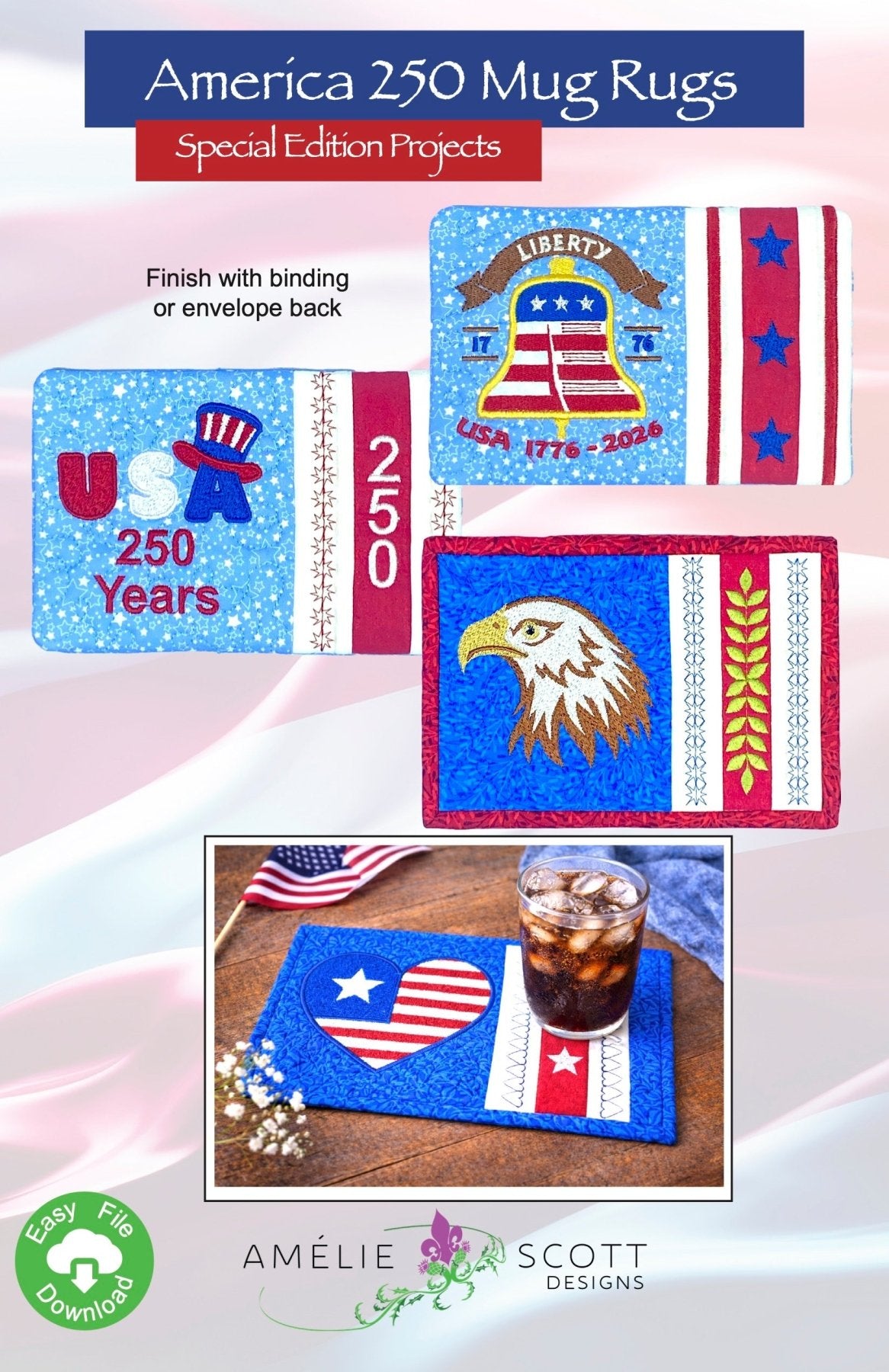 America 250 Anniversary Mug Rugs Class