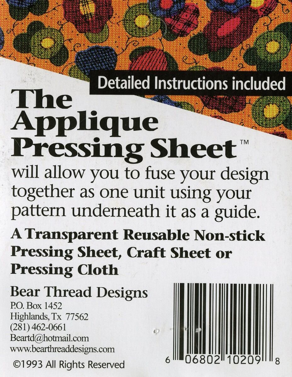 Applique Pressing Sheet - 18 x 20