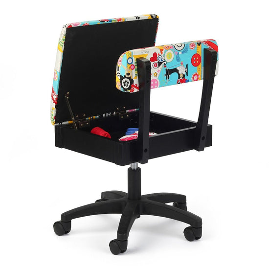 Arrow Hydraulic Sewing Chair - Adjustable & Comfortable